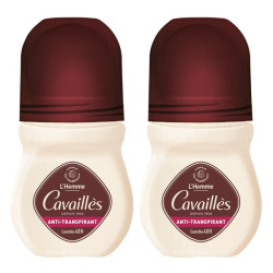 Cavaillès L'Homme Anti-transpirant contrôle 48H Roll-on lot de 2x50ml
