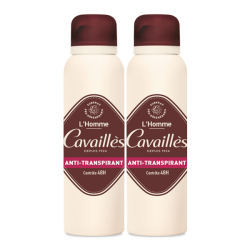 Cavaillès L'Homme Anti-transpirant 48H spray lot de 2x150ml