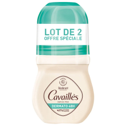 Cavaillès Dermato 48H Déodorant roll-on lot de 2x50ml