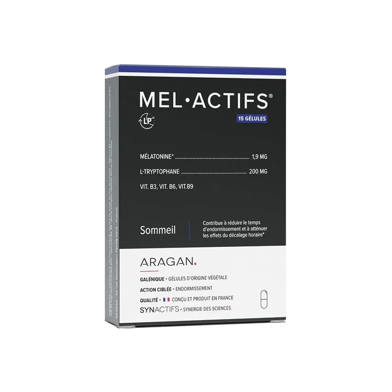 Aragan Synactifs MelActifs Sommeil 15 gélules Aragan Synactifs MelActifs Sommeil 15 gélules