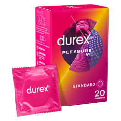 Durex Pleasure Me Standard 20 préservatifs