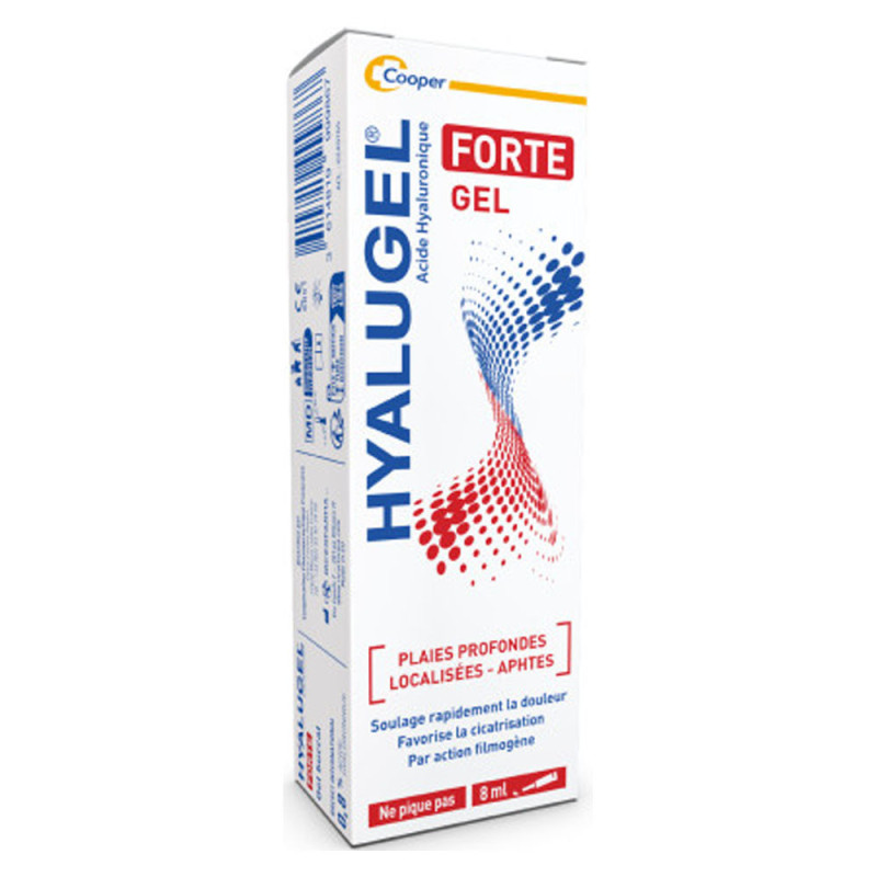 Hyalugel Forte Gel Buccal à l'Acide Hyaluronique 8ml Hyalugel Forte Gel Buccal à l'Acide Hyaluronique 8ml