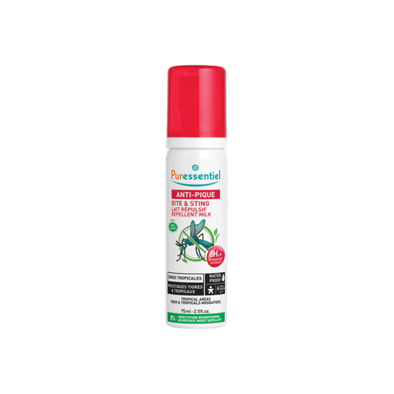 Puressentiel Anti-Pique Lait répulsif waterproof 75ml