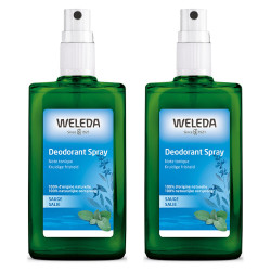 Weleda Déodorant Spray à la Sauge lot de 2 x 100ml