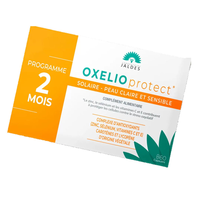 Jaldes Oxelio Protect solaire Peau claire et sensible 60 capsules