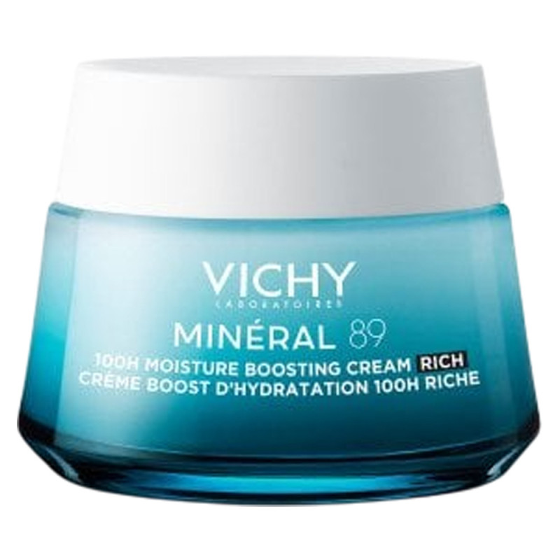 Vichy Minéral 89 Crème boost d'hydratation 100H Riche 50ml