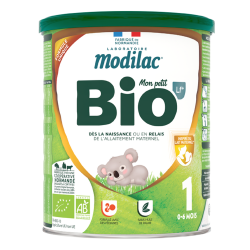 Modilac Mon petit Bio 1 LF+ lait 0-6 mois 800gr