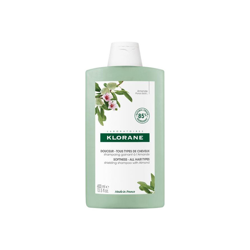 Klorane Shampoing douceur gainant à l'amande 400ml