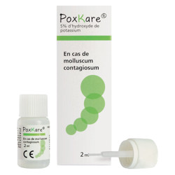 PediAct PoxKare 5% d'hydroxyde de potassium 2ml