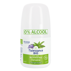 Natessance Déo 24h Rechargeable Verveine bio 50ml