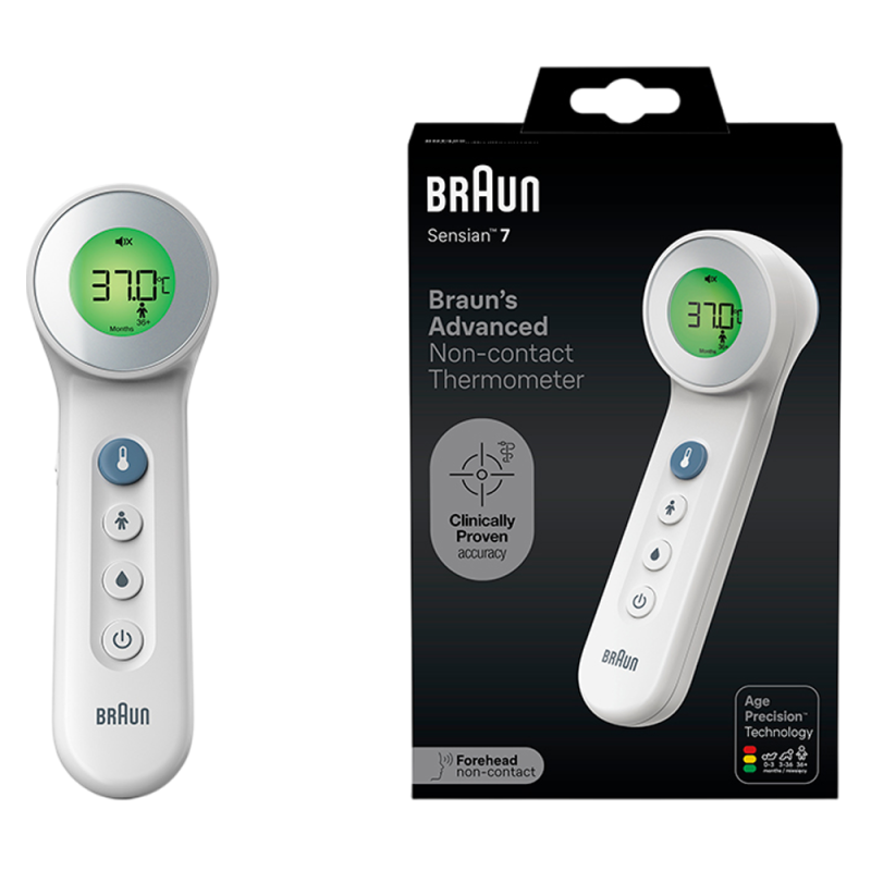 Braun Thermomètre frontal sans contact BNT400we Braun Thermomètre frontal sans contact BNT400we