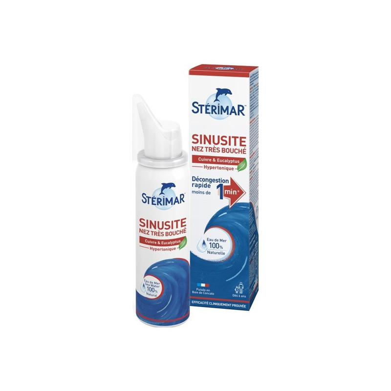 Stérimar Sinusite nez très bouché 50ml Stérimar Sinusite nez très bouché 50ml