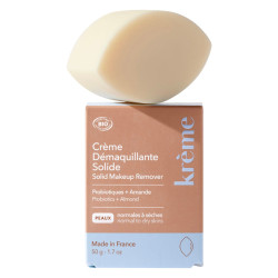 Krème Crème démaquillante solide bio 50gr