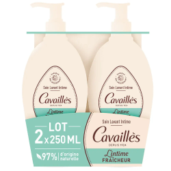 Cavaillès Soin lavant intime fraîcheur lot de 2x250ml