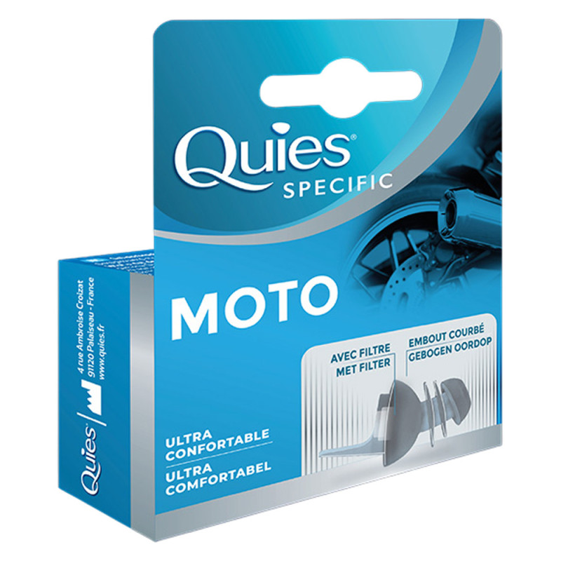 Quies Specific Moto Protection auditive 1 paire Quies Specific Moto Protection auditive 1 paire