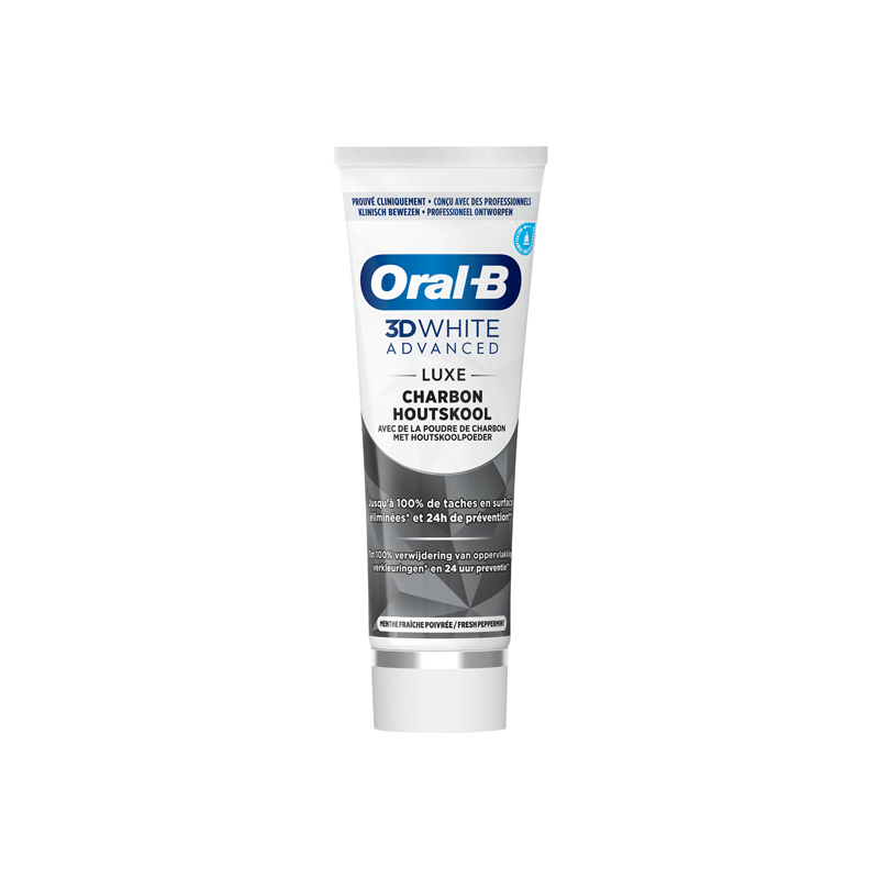 Oral-B 3D White Advanced luxe charbon dentifrice 75ml
