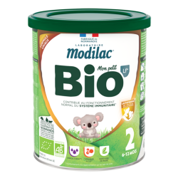 Modilac Mon petit Bio 2 LF+ lait 6-12 mois 800gr