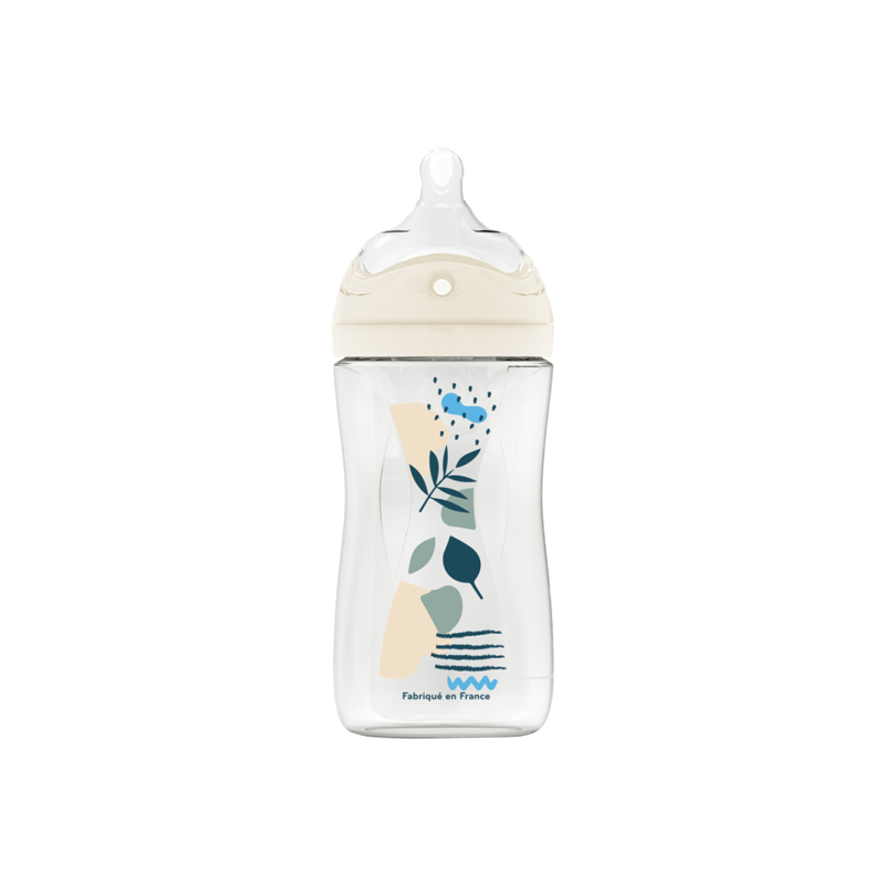 Dodie biberon tétine multi-perforée anti-colique 0 - 6 mois bleu 150ml