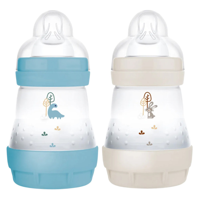 MAM Easy Start Biberon anti-colique 0+ mois Océan & Sable tétine débit 1 - 2x160ml MAM Easy Start Biberon anti-colique 0+ mois Océan & Sable tétine débit 1 - 2x160ml