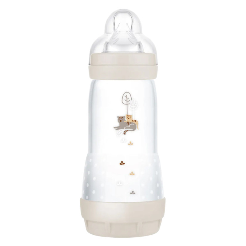 MAM Easy Start Biberon anti-colique 4+ mois Sable tétine débit 3 - 320ml MAM Easy Start Biberon anti-colique 4+ mois Sable tétine débit 3 - 320ml