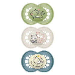 MAM Sucettes Original +18 mois bleu vert taupe