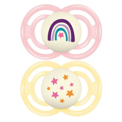 MAM Perfect Nuit Tendance 2 sucettes 18 mois+