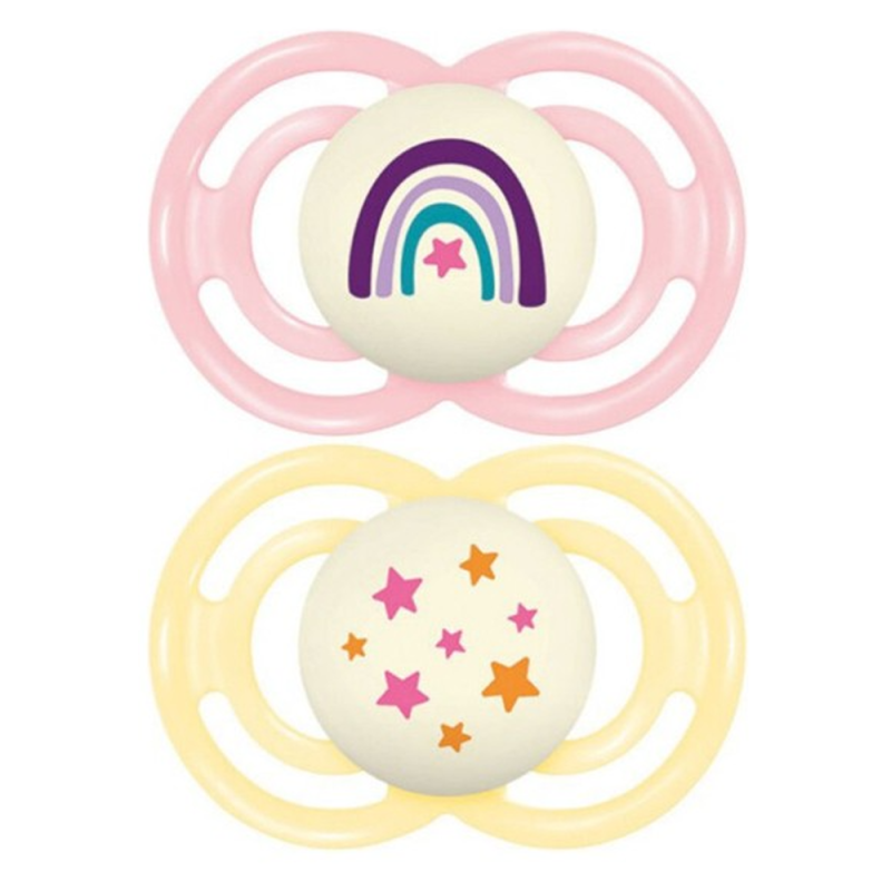 MAM Perfect Nuit Tendance 2 sucettes 18 mois+