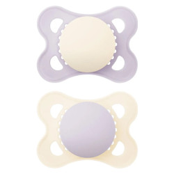 MAM Original Sucettes orthodontiques 2 - 6 mois non imprimées lot de 2