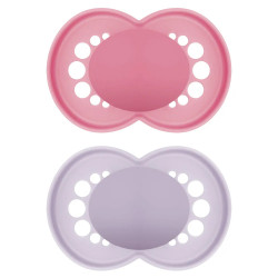 MAM Original Sucettes orthodontiques 6+ mois non imprimées lot de 2