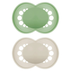 MAM Original Sucettes orthodontiques 6+ mois non imprimées lot de 2