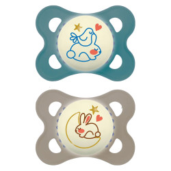 MAM Original Nuit 2-6 mois lot de 2 sucettes