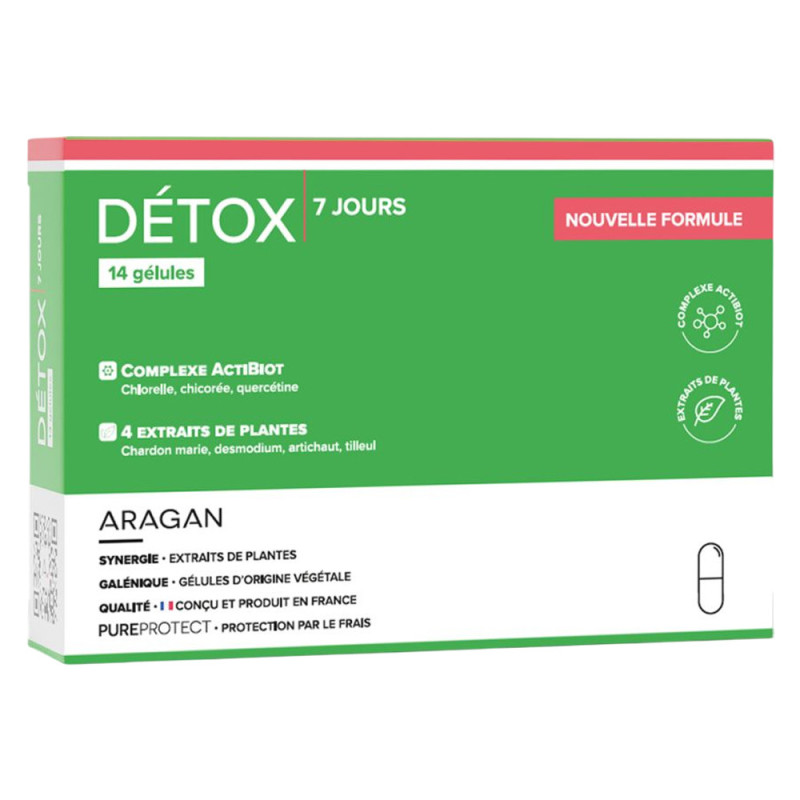 Aragan Détox 7 jours 14 gélules Aragan Détox 7 jours 14 gélules