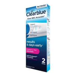 Clearblue Test de grossesse détection ultra précoce 2 tests