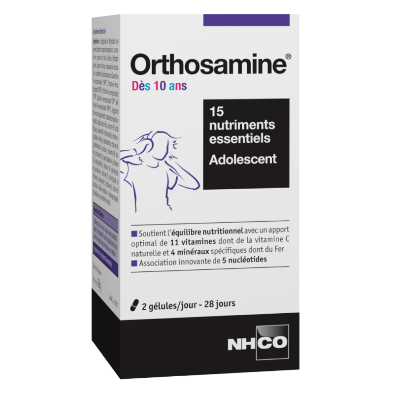 Nhco Orthosamine dès 10 ans 56 gélules
