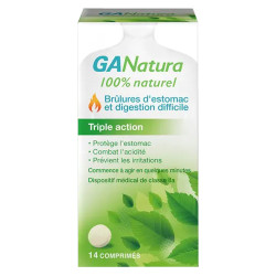 GANatura Brûlure d'estomac et digestion difficile 45 comprimés