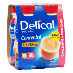 Delical HP HC Boisson Concentrée Caramel lot de 4x200ml