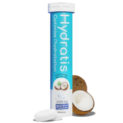 Hydratis Solution d'hydratation arôme noix de coco 20 comprimés effervescents