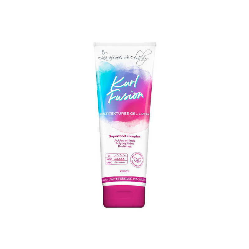 Les Secrets de Loly Kurl Fusion Multitextures Gel crème 250ml Les Secrets de Loly Kurl Fusion Multitextures Gel crème 250ml