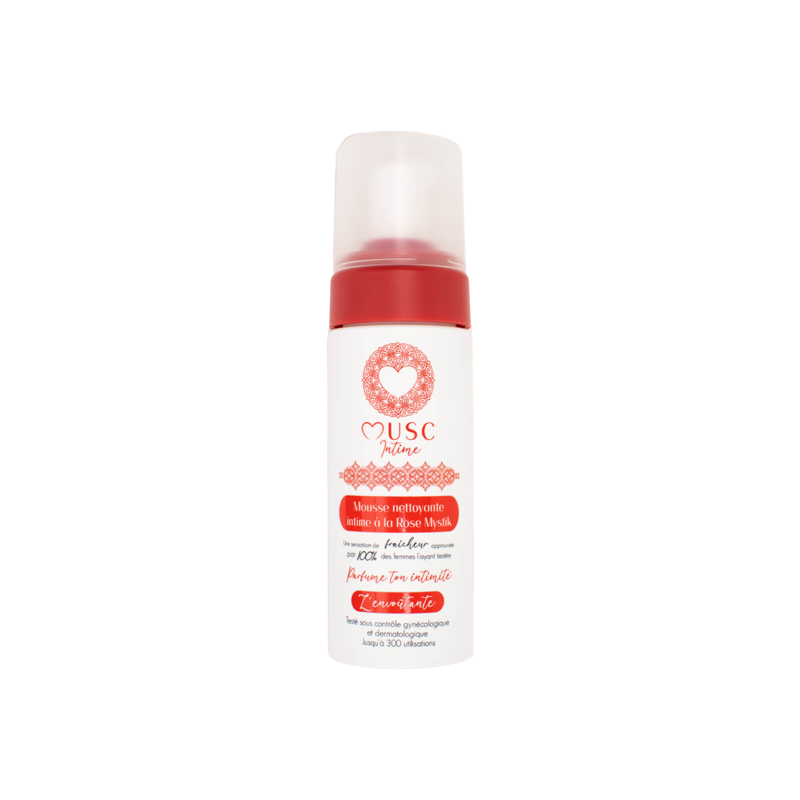 Musc Intime L'Envoûtante Mousse nettoyant intime rose mystik 150ml Musc Intime L'Envoûtante Mousse nettoyant intime rose mystik 150ml