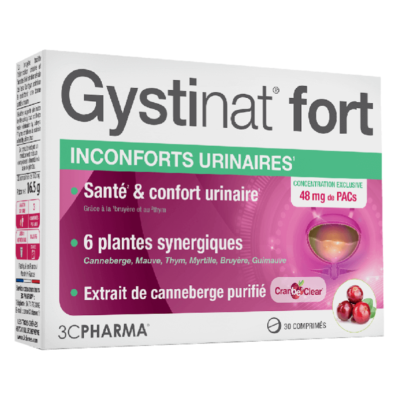 Les 3 Chênes Gystinat fort 30 comprimés