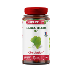 Superdiet Ginkgo Biloba bio 90 gélules