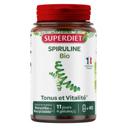 Superdiet Spiruline bio 45 gélules