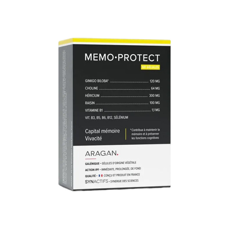 Aragan Synactifs MemoProtect 60 gélules Aragan Synactifs MemoProtect 60 gélules