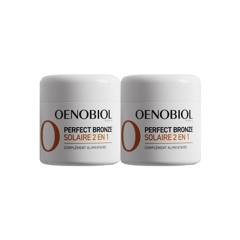 Oenobiol Perfect Bronze Solaire 2en1 lot de 2x30 capsules Oenobiol Perfect Bronze Solaire 2en1 lot de 2x30 capsules