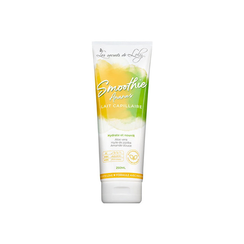 Les Secrets de Loly Smoothie Ananas Lait capillaire 250ml Les Secrets de Loly Smoothie Ananas Lait capillaire 250ml