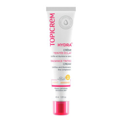 Topicrem Hydra+ Crème teintée éclat SPF50 claire 40ml