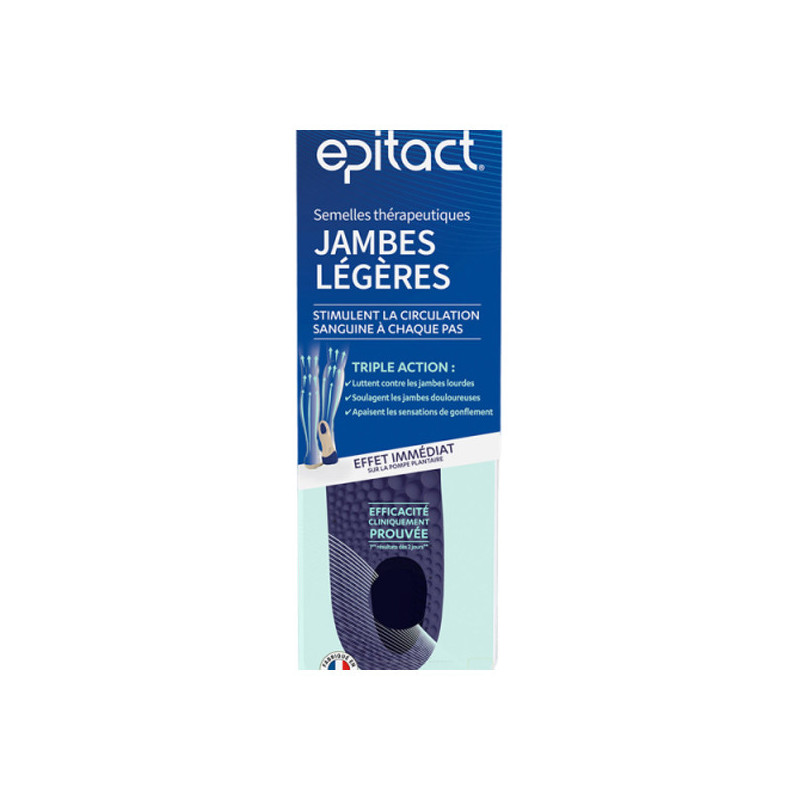 Epitact Semelles thérapeutiques jambes légères taille 42-44 Epitact Semelles thérapeutiques jambes légères taille 42-44
