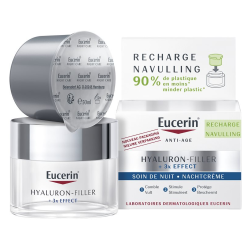 Eucerin Hyaluron-filler + 3x Effect soin de nuit recharge 50ml