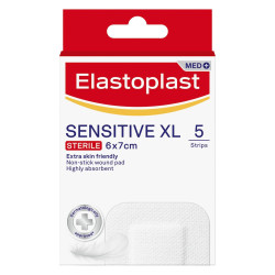 Elastoplast Sensible XL 5 Pansements stériles 6x7cm