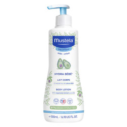 Mustela Hydra Bébé lait corps à l'avocat bio 500ml